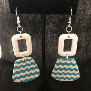 Polymer clay earrings